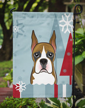 Load image into Gallery viewer, Winter Holiday Boxer Garden Flag – Decorative Outdoor Yard Flag BB1719GF