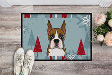 Load image into Gallery viewer, Winter Holiday Boxer Doormat - 24x36 Decorative Floor Mat – Indoor/Outdoor Rug with Artistic Flair BB1719JMAT