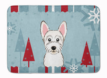 Load image into Gallery viewer, Winter Holiday Westie Machine Washable Memory Foam Mat BB1722RUG