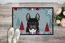 Load image into Gallery viewer, Winter Holiday French Bulldog Doormat - 24x36 Decorative Floor Mat – Indoor/Outdoor Rug with Artistic Flair BB1723JMAT