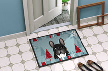 Load image into Gallery viewer, Winter Holiday French Bulldog Doormat - 24x36 Decorative Floor Mat – Indoor/Outdoor Rug with Artistic Flair BB1723JMAT