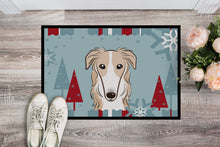 Load image into Gallery viewer, Winter Holiday Borzoi Doormat - 24x36 Decorative Floor Mat – Indoor/Outdoor Rug with Artistic Flair BB1724JMAT