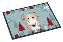 Load image into Gallery viewer, Winter Holiday Borzoi Doormat - 24x36 Decorative Floor Mat – Indoor/Outdoor Rug with Artistic Flair BB1724JMAT