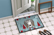 Load image into Gallery viewer, Winter Holiday Saluki Doormat - 24x36 Decorative Floor Mat – Indoor/Outdoor Rug with Artistic Flair BB1725JMAT