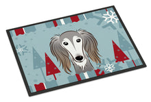 Load image into Gallery viewer, Winter Holiday Saluki Doormat - 24x36 Decorative Floor Mat – Indoor/Outdoor Rug with Artistic Flair BB1725JMAT