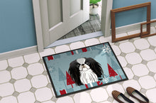 Load image into Gallery viewer, Winter Holiday Japanese Chin Doormat - 24x36 Decorative Floor Mat – Indoor/Outdoor Rug with Artistic Flair BB1726JMAT
