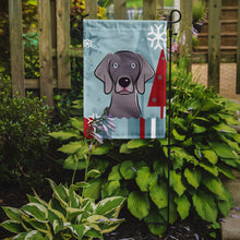 Load image into Gallery viewer, Winter Holiday Weimaraner Garden Flag – Decorative Outdoor Yard Flag BB1727GF