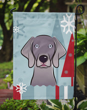 Load image into Gallery viewer, Winter Holiday Weimaraner Garden Flag – Decorative Outdoor Yard Flag BB1727GF