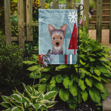 Load image into Gallery viewer, Winter Holiday Yorkie Puppy Garden Flag – Decorative Outdoor Yard Flag BB1728GF