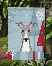 Load image into Gallery viewer, Winter Holiday Italian Greyhound Garden Flag – Decorative Outdoor Yard Flag BB1732GF