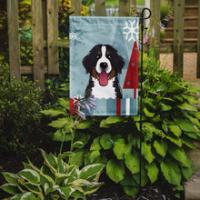 Load image into Gallery viewer, Winter Holiday Bernese Mountain Dog Garden Flag – Decorative Outdoor Yard Flag BB1733GF
