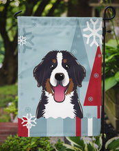 Load image into Gallery viewer, Winter Holiday Bernese Mountain Dog Garden Flag – Decorative Outdoor Yard Flag BB1733GF