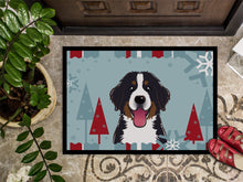 Load image into Gallery viewer, Winter Holiday Bernese Mountain Dog Doormat - 24x36 Decorative Floor Mat – Indoor/Outdoor Rug with Artistic Flair BB1733JMAT