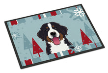 Load image into Gallery viewer, Winter Holiday Bernese Mountain Dog Doormat - 24x36 Decorative Floor Mat – Indoor/Outdoor Rug with Artistic Flair BB1733JMAT