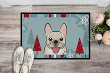 Load image into Gallery viewer, Winter Holiday French Bulldog Doormat - 24x36 Decorative Floor Mat – Indoor/Outdoor Rug with Artistic Flair BB1734JMAT
