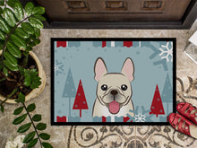 Load image into Gallery viewer, Winter Holiday French Bulldog Doormat - 24x36 Decorative Floor Mat – Indoor/Outdoor Rug with Artistic Flair BB1734JMAT