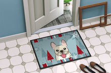 Load image into Gallery viewer, Winter Holiday French Bulldog Doormat - 24x36 Decorative Floor Mat – Indoor/Outdoor Rug with Artistic Flair BB1734JMAT