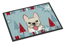 Load image into Gallery viewer, Winter Holiday French Bulldog Doormat - 24x36 Decorative Floor Mat – Indoor/Outdoor Rug with Artistic Flair BB1734JMAT