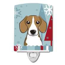 Load image into Gallery viewer, Winter Holiday Beagle Ceramic Night Light BB1735CNL