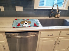 Load image into Gallery viewer, Winter Holiday Beagle Dish Drying Mat – Absorbent, Artistic Kitchen Essentials BB1735DDM