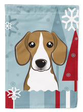 Load image into Gallery viewer, Winter Holiday Beagle Garden Flag – Decorative Outdoor Yard Flag BB1735GF