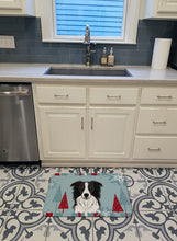 Load image into Gallery viewer, Winter Holiday Border Collie Machine Washable Memory Foam Mat BB1737RUG