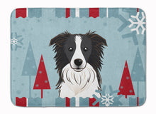 Load image into Gallery viewer, Winter Holiday Border Collie Machine Washable Memory Foam Mat BB1737RUG