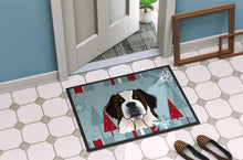 Load image into Gallery viewer, Winter Holiday Saint Bernard Doormat - 24x36 Decorative Floor Mat – Indoor/Outdoor Rug with Artistic Flair BB1742JMAT