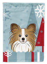 Load image into Gallery viewer, Winter Holiday Papillon Garden Flag – Decorative Outdoor Yard Flag BB1744GF