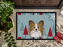 Load image into Gallery viewer, Winter Holiday Papillon Doormat - 24x36 Decorative Floor Mat – Indoor/Outdoor Rug with Artistic Flair BB1744JMAT