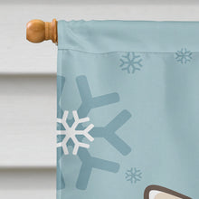 Load image into Gallery viewer, Winter Holiday Chihuahua Flag Canvas House Size BB1747CHF