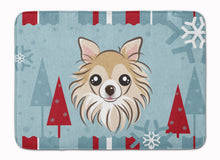 Load image into Gallery viewer, Winter Holiday Chihuahua Machine Washable Memory Foam Mat BB1747RUG