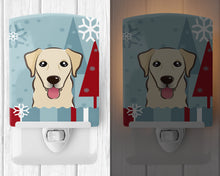 Load image into Gallery viewer, Winter Holiday Golden Retriever Ceramic Night Light BB1748CNL