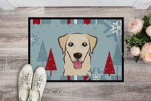 Load image into Gallery viewer, Winter Holiday Golden Retriever Doormat - 24x36 Decorative Floor Mat – Indoor/Outdoor Rug with Artistic Flair BB1748JMAT