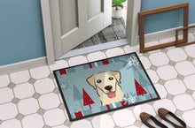 Load image into Gallery viewer, Winter Holiday Golden Retriever Doormat - 24x36 Decorative Floor Mat – Indoor/Outdoor Rug with Artistic Flair BB1748JMAT