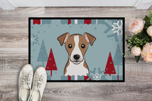 Load image into Gallery viewer, Winter Holiday Jack Russell Terrier Doormat - 24x36 Decorative Floor Mat – Indoor/Outdoor Rug with Artistic Flair BB1756JMAT