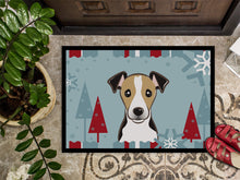 Load image into Gallery viewer, Winter Holiday Jack Russell Terrier Doormat - 24x36 Decorative Floor Mat – Indoor/Outdoor Rug with Artistic Flair BB1757JMAT