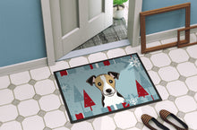 Load image into Gallery viewer, Winter Holiday Jack Russell Terrier Doormat - 24x36 Decorative Floor Mat – Indoor/Outdoor Rug with Artistic Flair BB1757JMAT