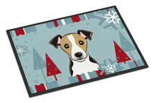 Load image into Gallery viewer, Winter Holiday Jack Russell Terrier Doormat - 24x36 Decorative Floor Mat – Indoor/Outdoor Rug with Artistic Flair BB1757JMAT