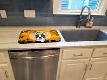 Load image into Gallery viewer, Halloween Boston Terrier Dish Drying Mat – Absorbent, Artistic Kitchen Essentials BB1761DDM
