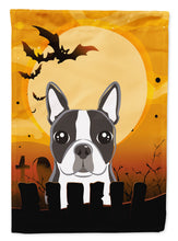 Load image into Gallery viewer, Halloween Boston Terrier Garden Flag – Decorative Outdoor Yard Flag BB1761GF