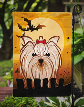 Load image into Gallery viewer, Halloween Yorkie Yorkshire Terrier Garden Flag – Decorative Outdoor Yard Flag BB1762GF