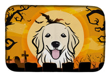 Load image into Gallery viewer, Halloween Golden Retriever Dish Drying Mat – Absorbent, Artistic Kitchen Essentials BB1763DDM