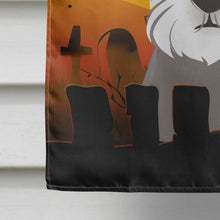 Load image into Gallery viewer, Halloween Schnauzer Flag Canvas House Size BB1764CHF