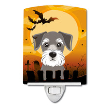Load image into Gallery viewer, Halloween Schnauzer Ceramic Night Light BB1764CNL