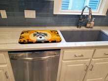 Load image into Gallery viewer, Halloween Schnauzer Dish Drying Mat – Absorbent, Artistic Kitchen Essentials BB1764DDM
