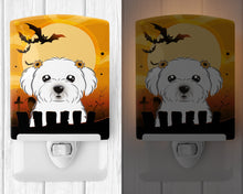 Load image into Gallery viewer, Halloween Maltese Ceramic Night Light BB1766CNL
