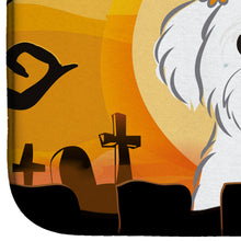 Load image into Gallery viewer, Halloween Maltese Dish Drying Mat – Absorbent, Artistic Kitchen Essentials BB1766DDM