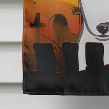 Load image into Gallery viewer, Halloween Bull Terrier Flag Canvas House Size BB1767CHF