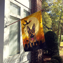 Load image into Gallery viewer, Halloween German Shepherd Flag Canvas House Size BB1769CHF